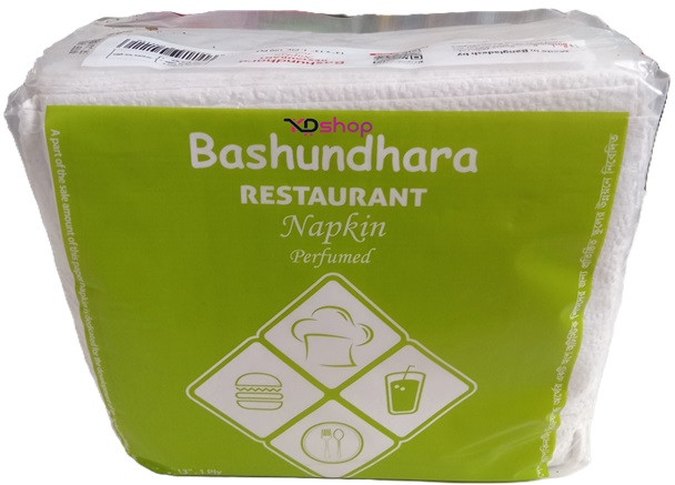 Bashundhara Restaurant Tissue 100 pcs